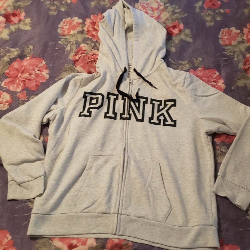 VS Pink Zip Hoodie